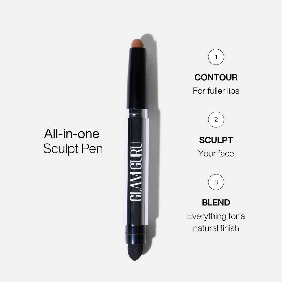 Glam Guru Sculpt Pen - Creamy Contour Stick with Sponge Tip