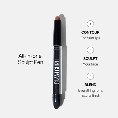 Glam Guru Sculpt Pen - Creamy Contour Stick with Sponge Tip